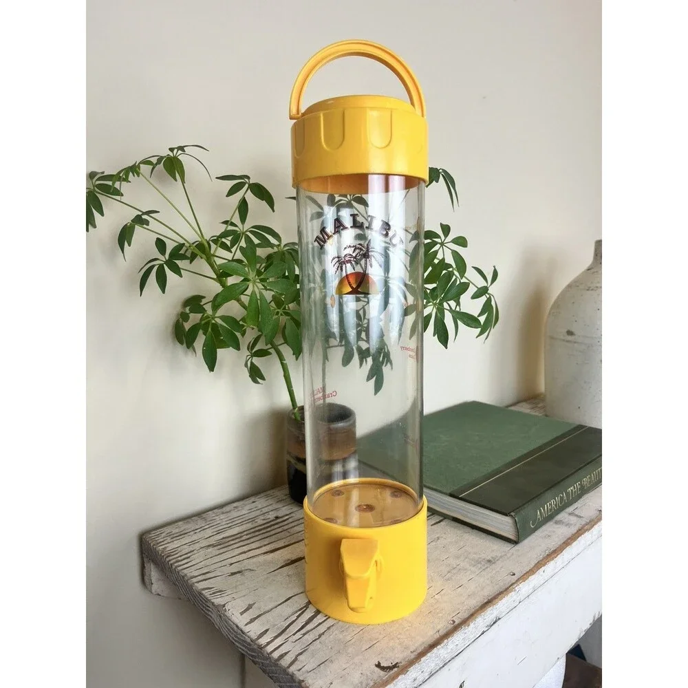 MALIBU RUM Cranberry Splash Mixed Drink Cocktail Recipe Dispenser 96 Ounces! - Picture 2 of 9